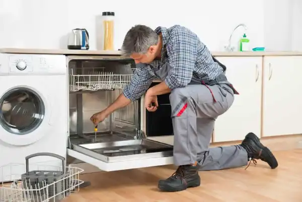 Our technician is fixing Dishwasher