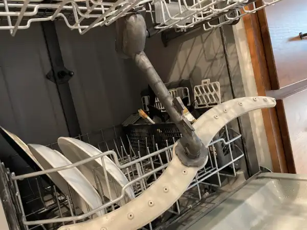 Dishwasher not spraying water