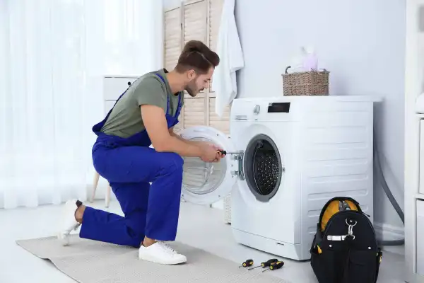 Our technician is fixing Washer