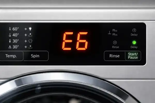 Washer showing error codes