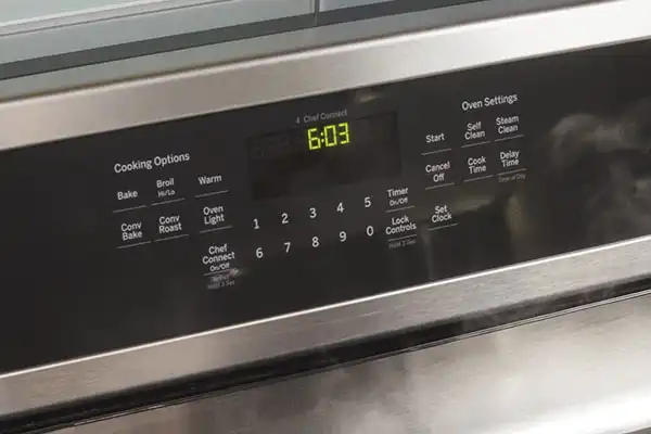 Oven showing error codes