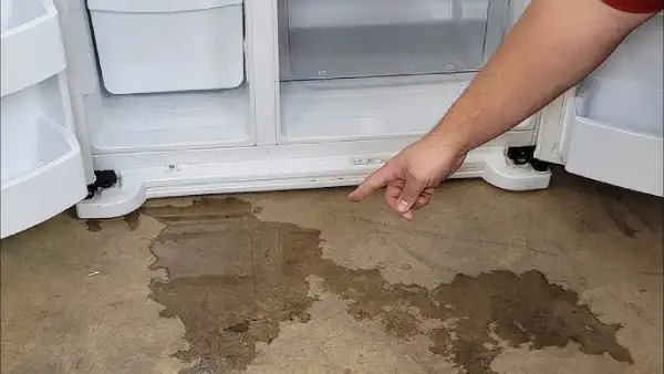 Freezer leaking water